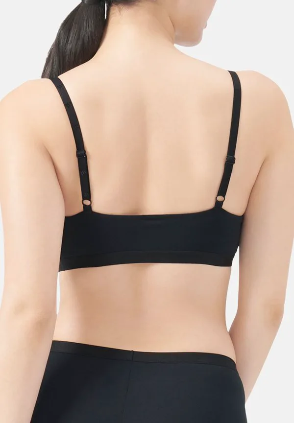 Бюстгальтер-Топ с вырезом-лодочкой на косточках Adidas Sportswear, Black — фото 2