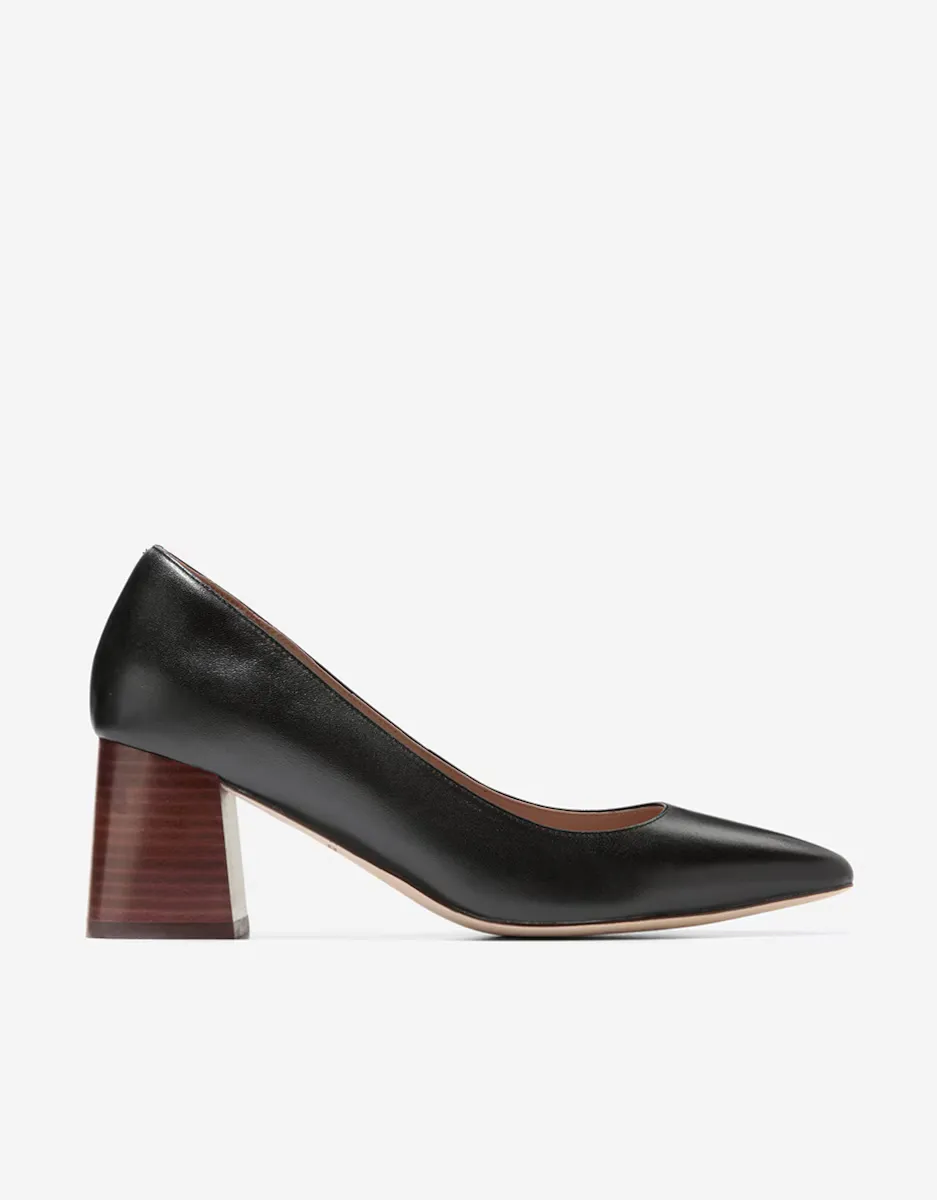

Женские кожаные туфли с острыми носами Cole Haan, черный