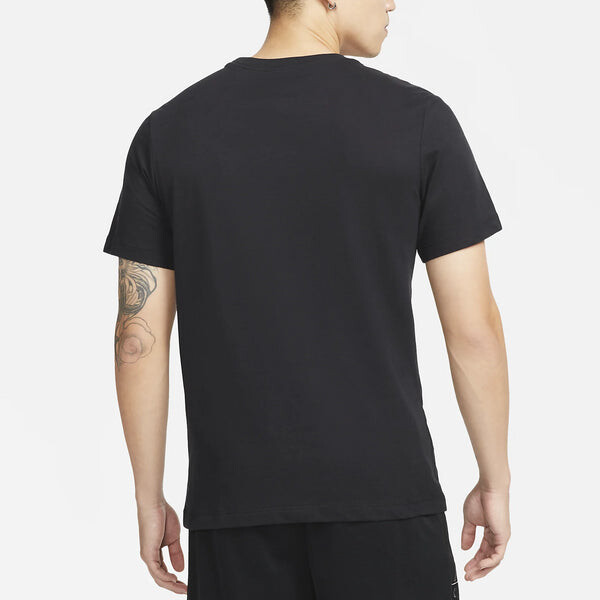 Футболка Nike Alphabet Printing Round Neck Pullover Short Sleeve Black, мультиколор — фото 4