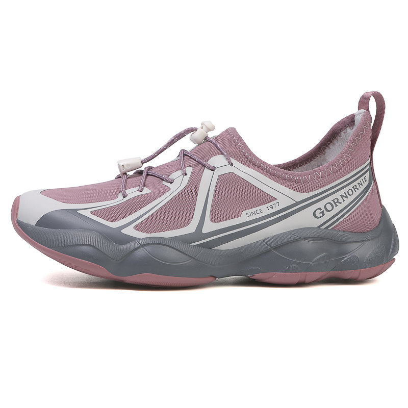 

GORNORNIE Абразивостойкие, дышащие, легкие низкие кроссовки Outdoor Women's Gray Purple