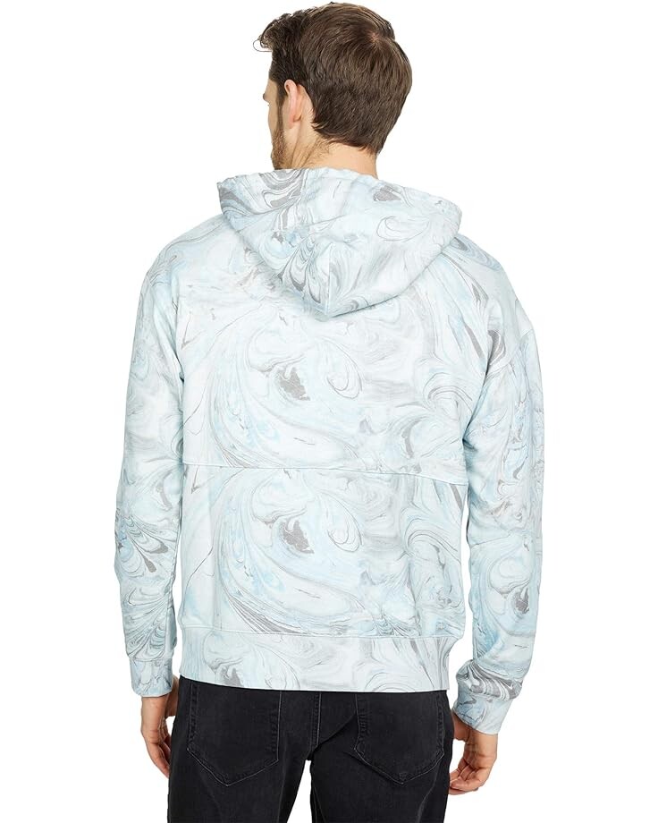 

Худи Joe's Jeans Marble Dye French Terry Fleece Hoodie, цвет Cornflower Blue