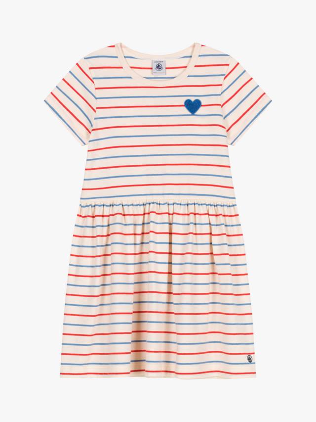 

Детское платье-футболка в полоску Petit Bateau, Multi