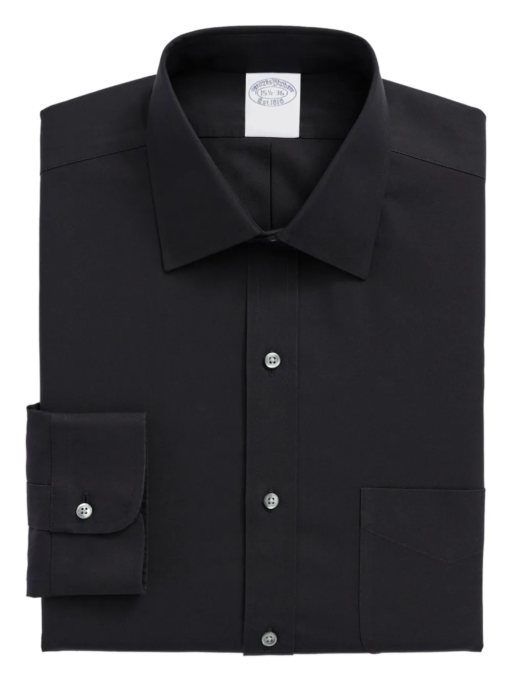 

Рубашка с нагрудным карманом Brooks Brothers, черный