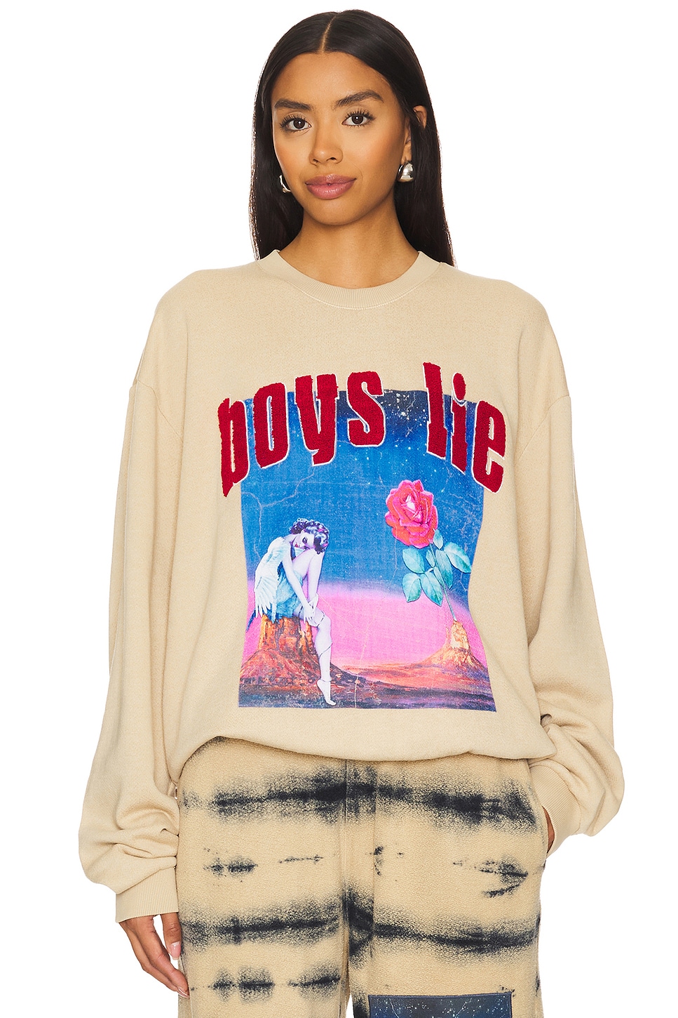 

Толстовка desert oasis terry natural kara Boys Lie, желтый