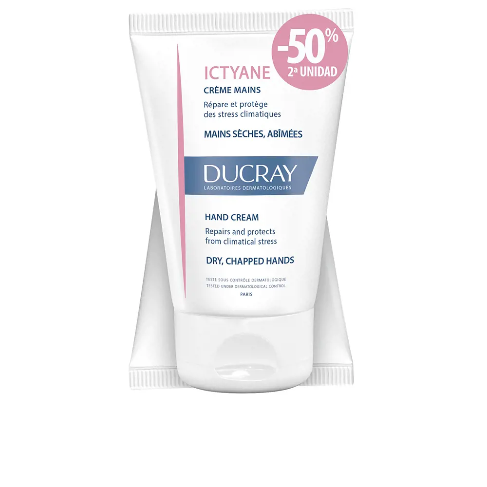 

Крем для тела Ictyane crema de manos pack Ducray, 2 x 50 мл.