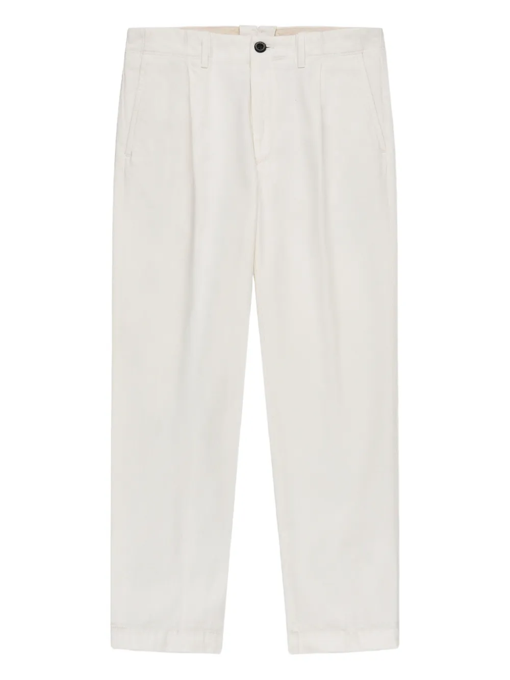 

Брюки из хлопка со складками Slowear, нейтральный