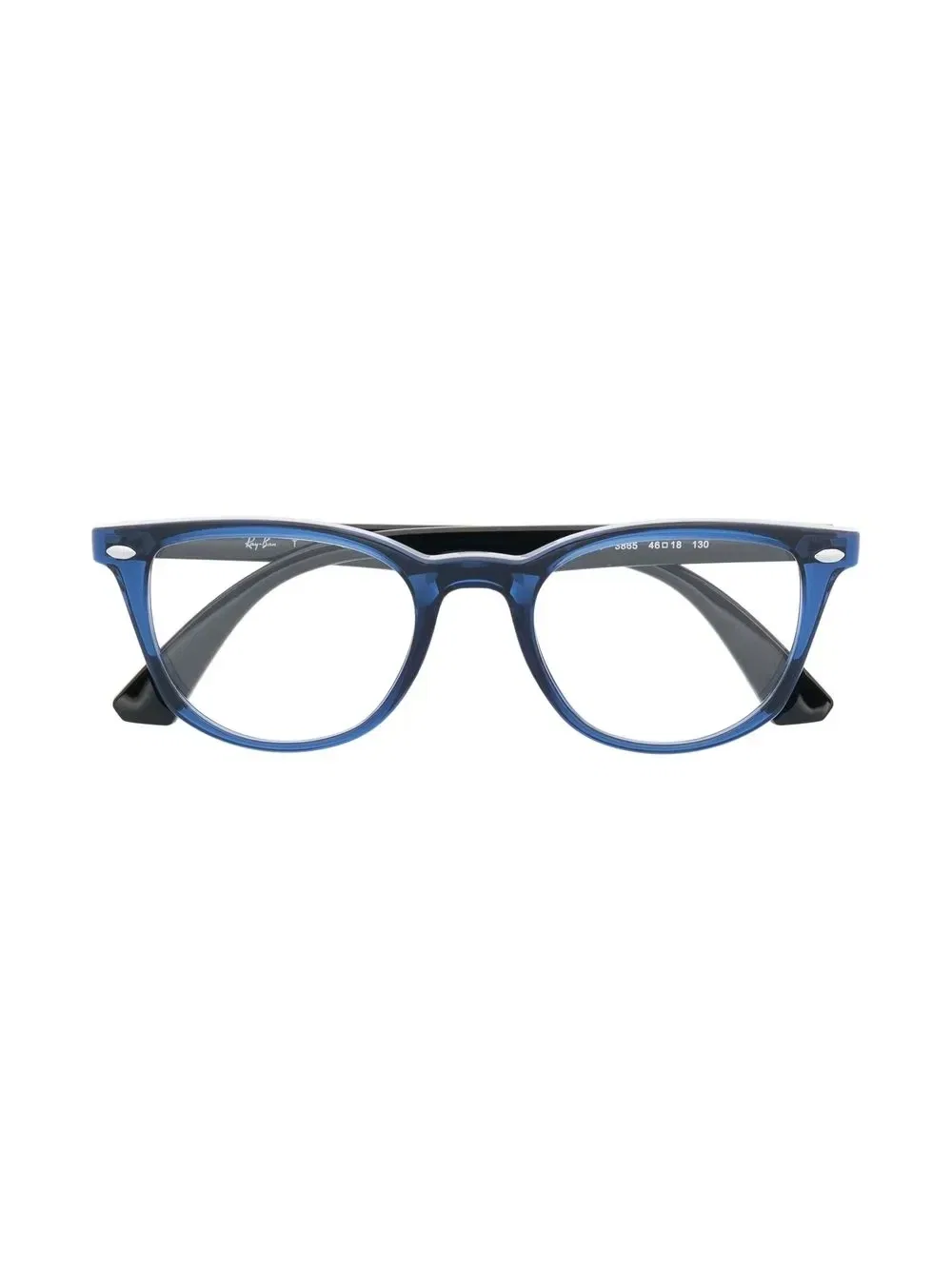 Очки в оправе черепаховой расцветки Ray-Ban Junior, синий