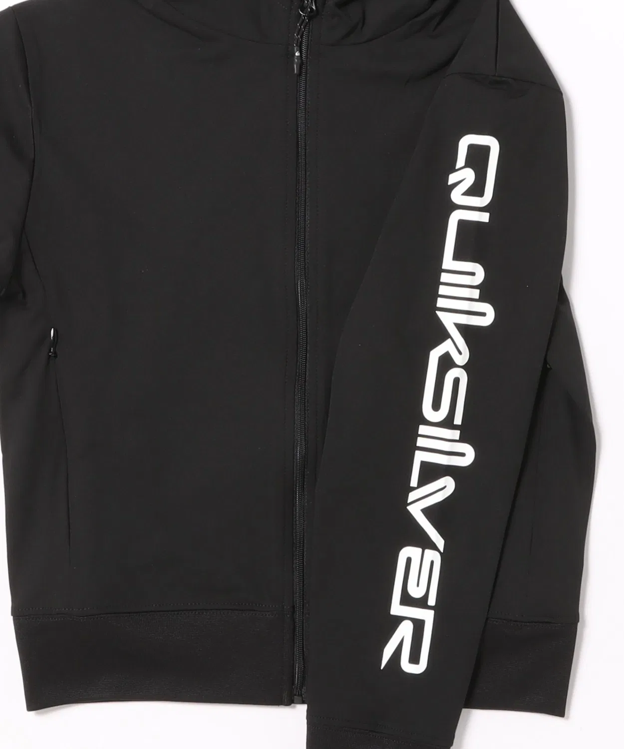 Рашгард детский Quiksilver Youth Omni MW Zip Hoodie, UPF50+, белый — фото 3