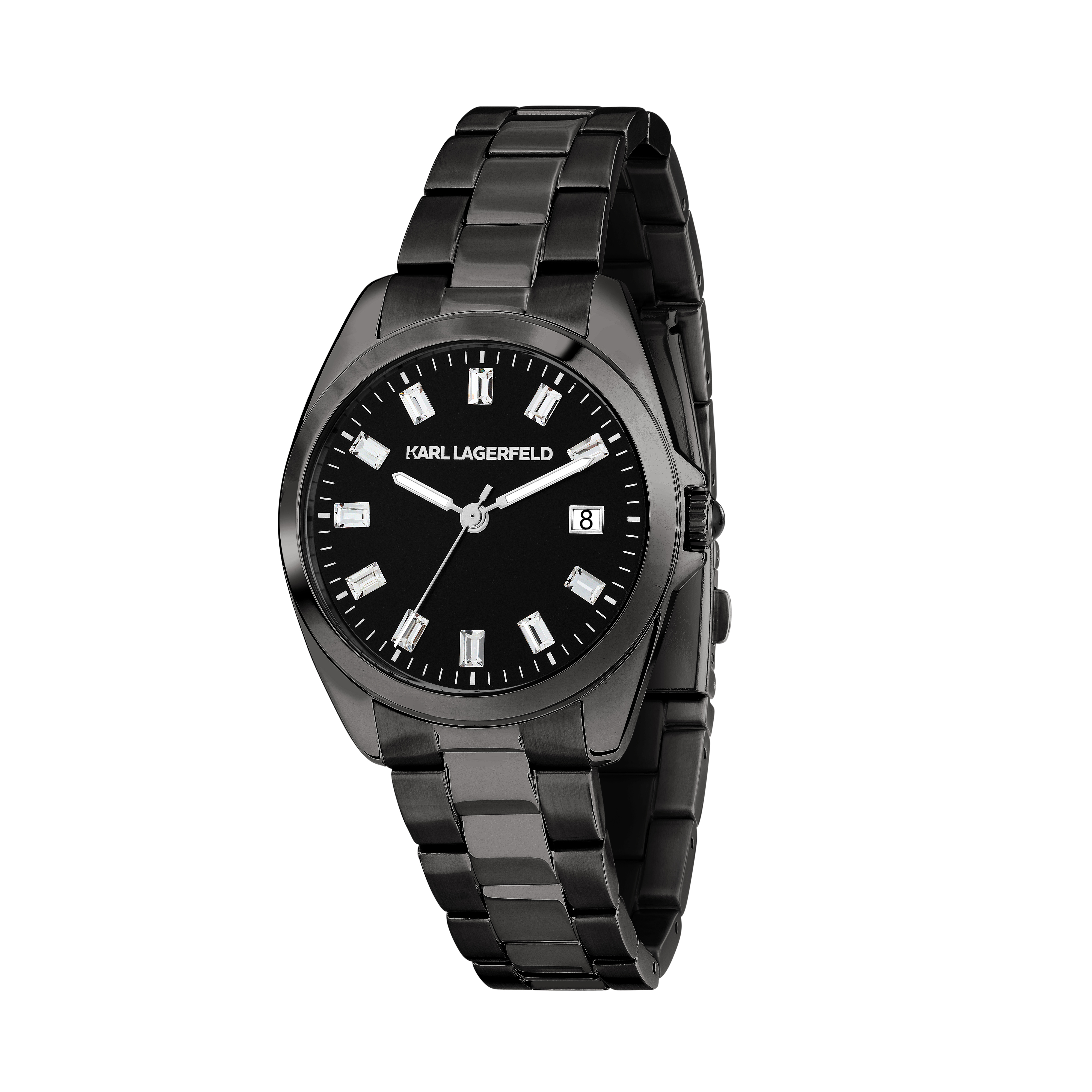 

KARL LAGERFELD / Karl Lagerfeld Jeans Часы KARL LAGERFELD Simple Collection Wrist Watch Quartz Movement Steel Strap Black Dial Women's Watch Gift Box, Regal Black Dial R0553101513