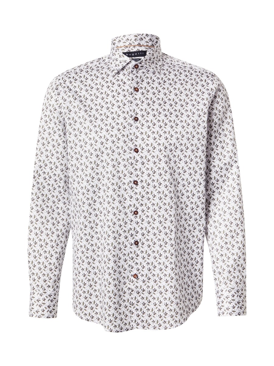 

Рубашка на пуговицах классического кроя bugatti, Olive