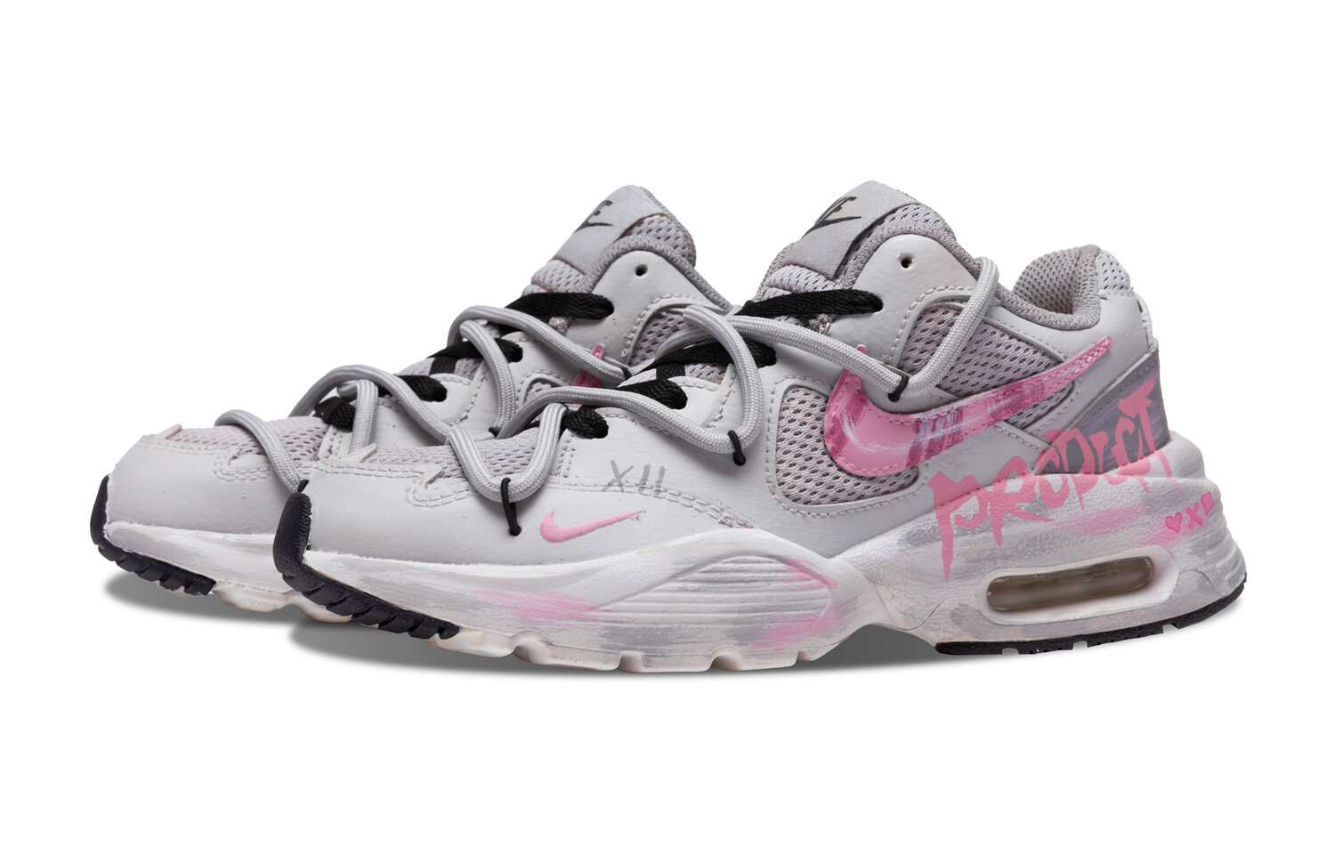 

Кроссовки Air Max Fusion женские с низким верхом розового цвета Nike, светло-серый, Розовый, Кроссовки Air Max Fusion женские с низким верхом розового цвета Nike, светло-серый