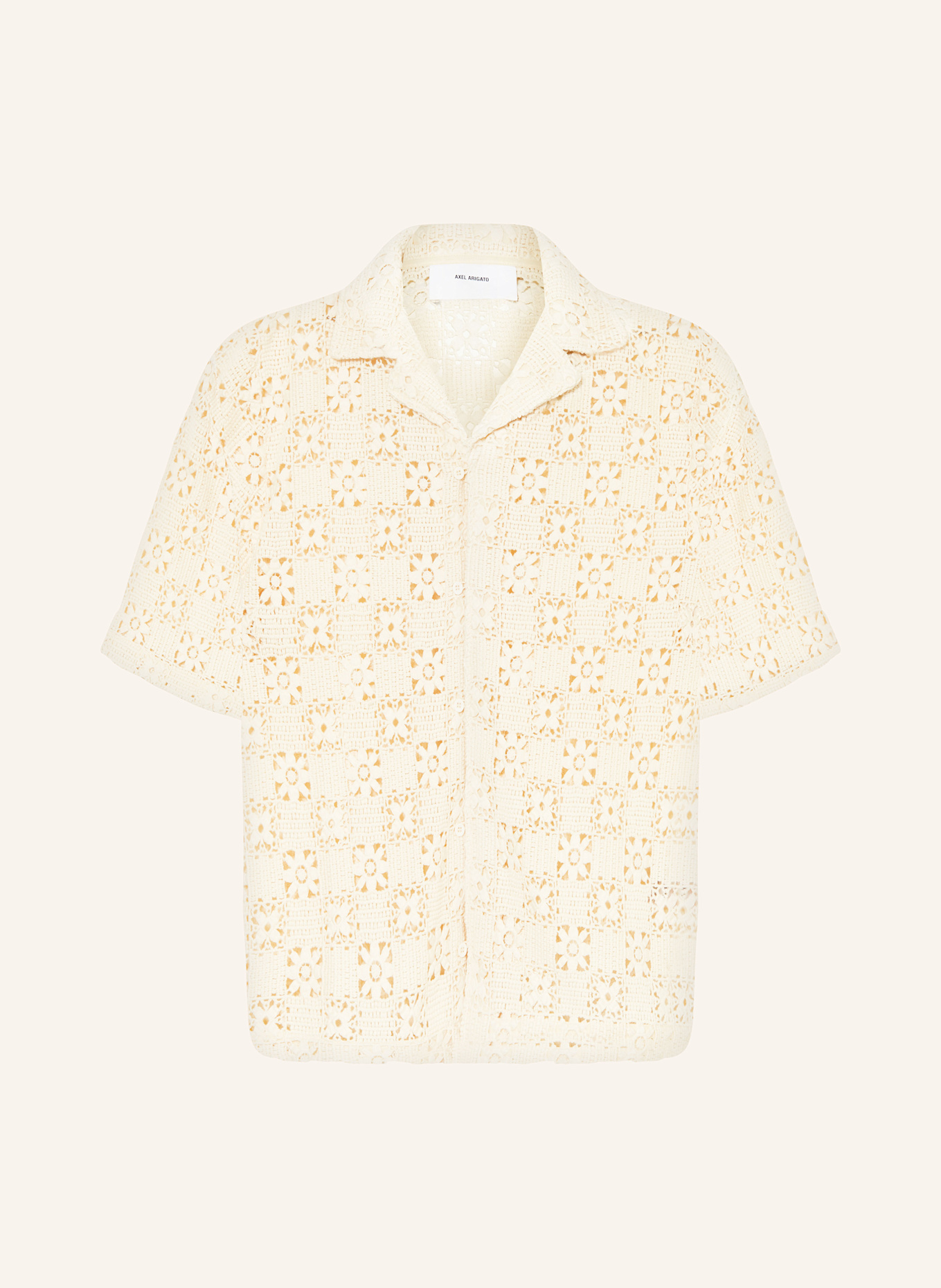 

Рубашка Resort Eron Regular Fit Axel Arigato, экрю
