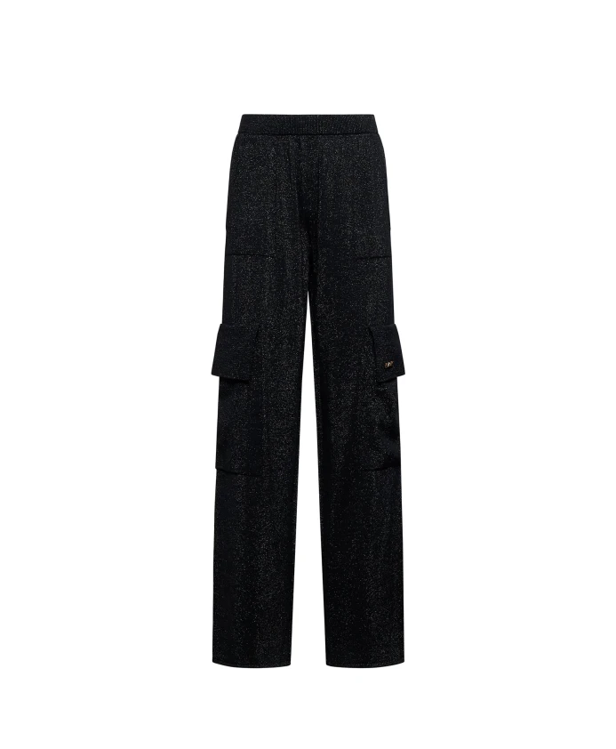 

Черные брюки-карго с накладными карманами Silvian Heach, черный