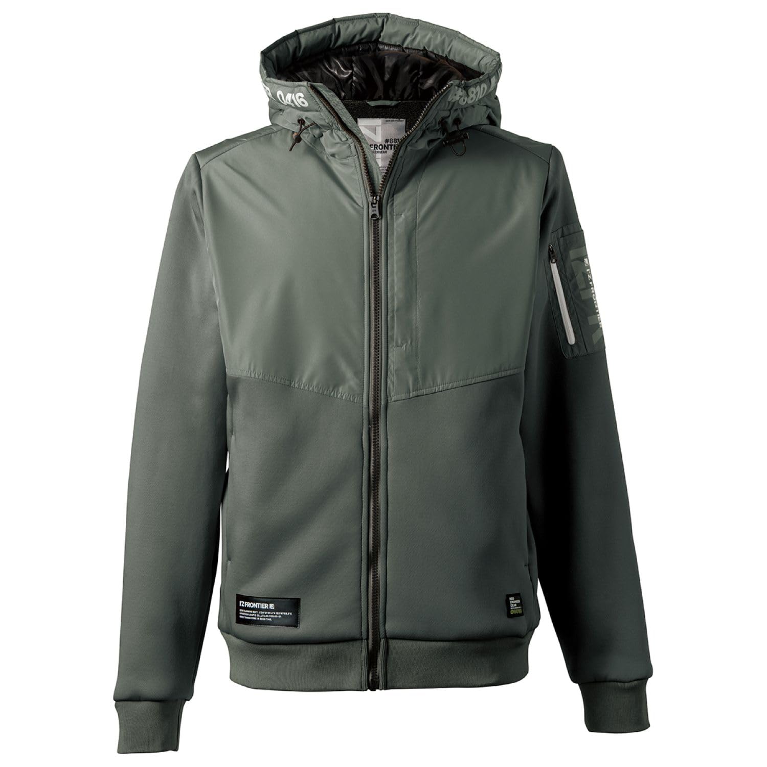 

Худи I'Z Frontier Hybrid Stretch Fleece, осенне-зимняя коллекция, цвет JD Khaki, хаки