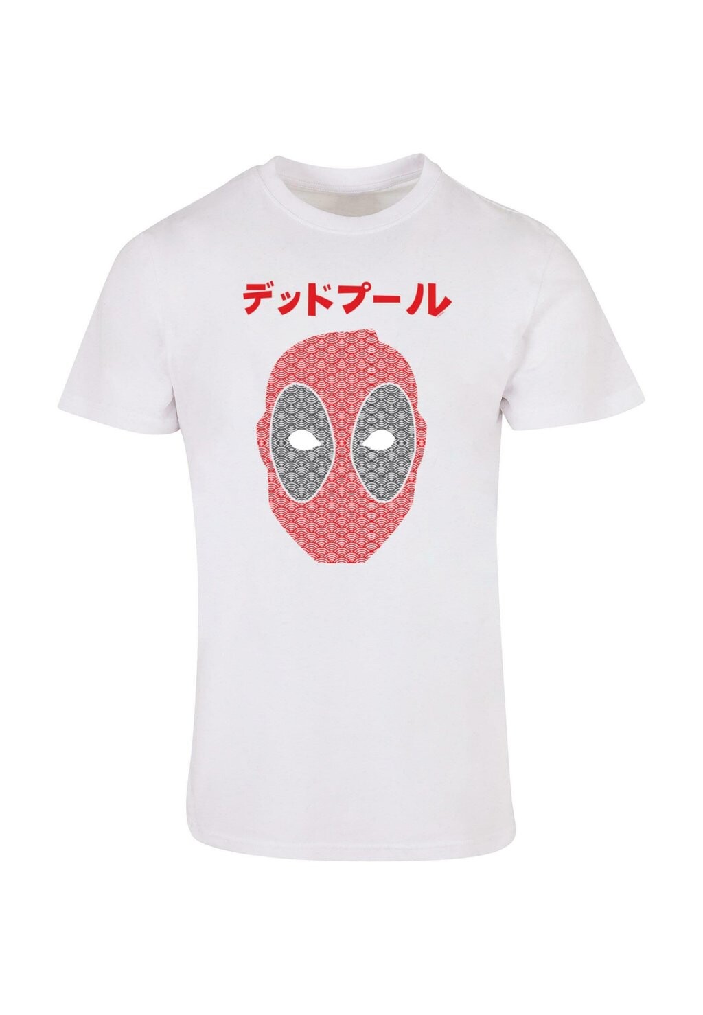 

Футболка с принтом DEADPOOL JAPANESE SEIGAIHA HEAD ABSOLUTE CULT, белый