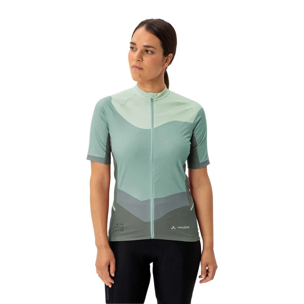 

Джерси с коротким рукавом VAUDE Posta Full Zip III, зеленый