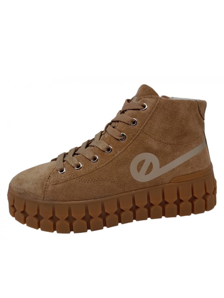 Кроссовки на шнуровке No Name Sneaker high Play Mid, золотой