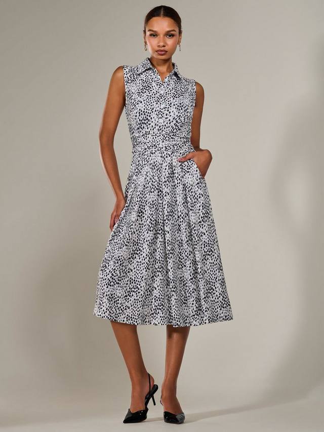 

Бесплатное платье-рубашка в горошек Jolie Moi, White/Black