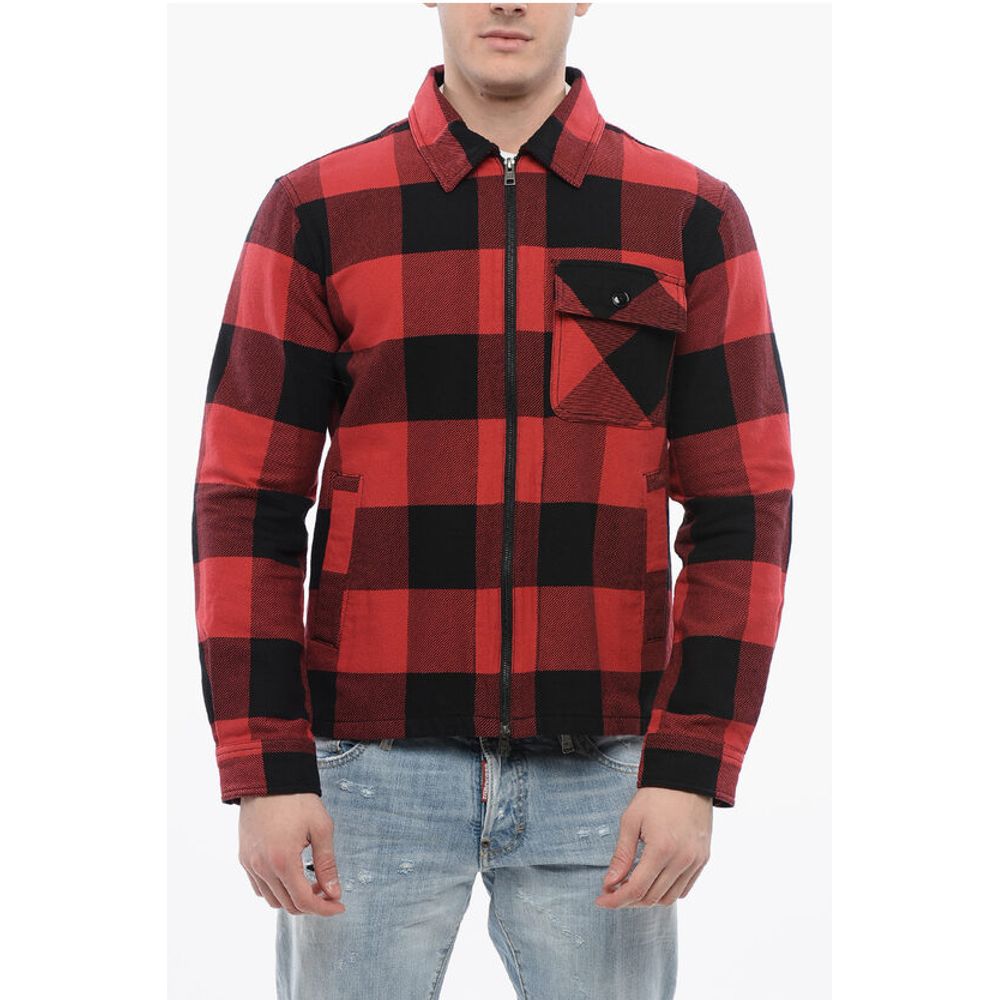 

Клетчатая рубашка BUFFALO на молнии Woolrich, Red