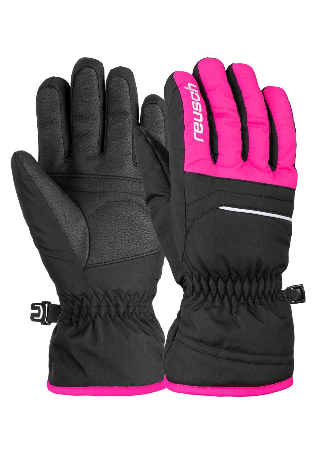 

Перчатки Alan Junior Reusch, цвет black pink glo