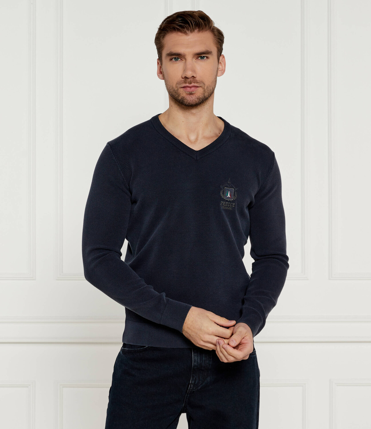 

Свитер Aeronautica Militare Regular Fit, темно-синий
