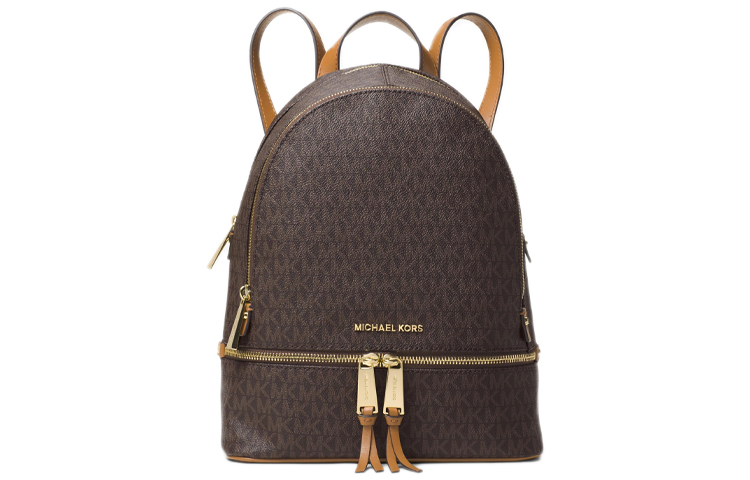 

Средний рюкзак из искусственной кожи для женщин темно-коричневый MICHAEL KORS