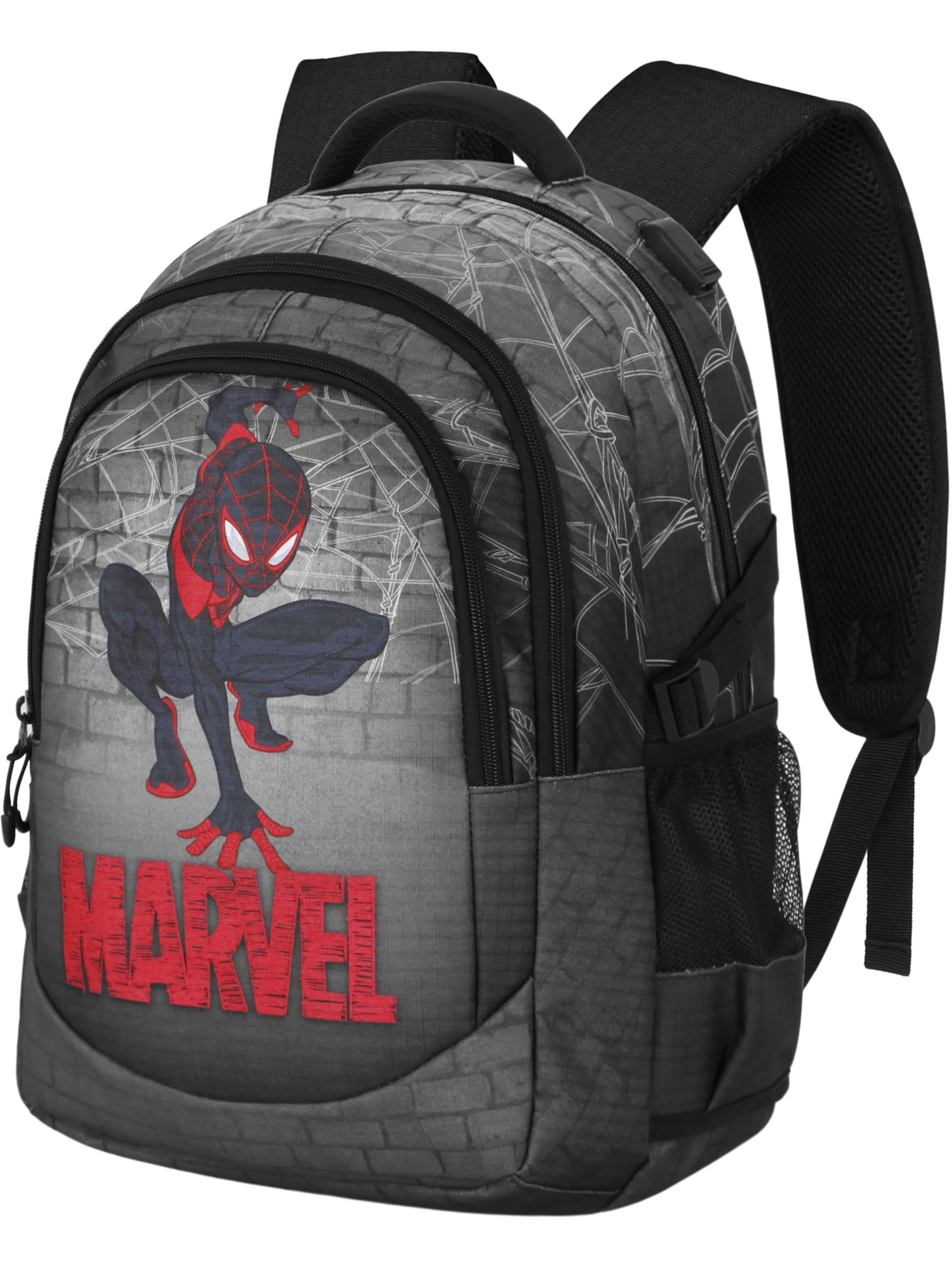 

Marvel Рюкзак 'Spiderman Spin-PLUS Running' в сером цвете