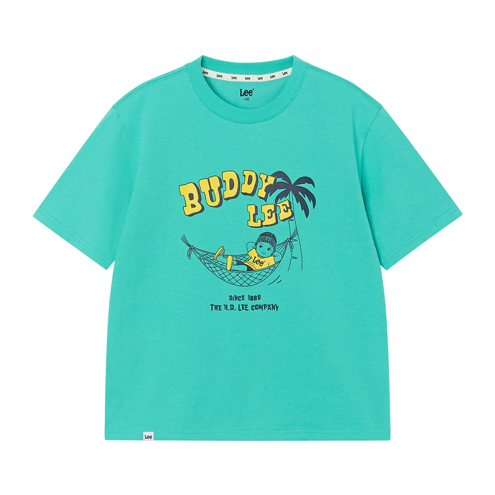 Детская футболка Buddy Lee Hammock Relax мятная от Lee Kids