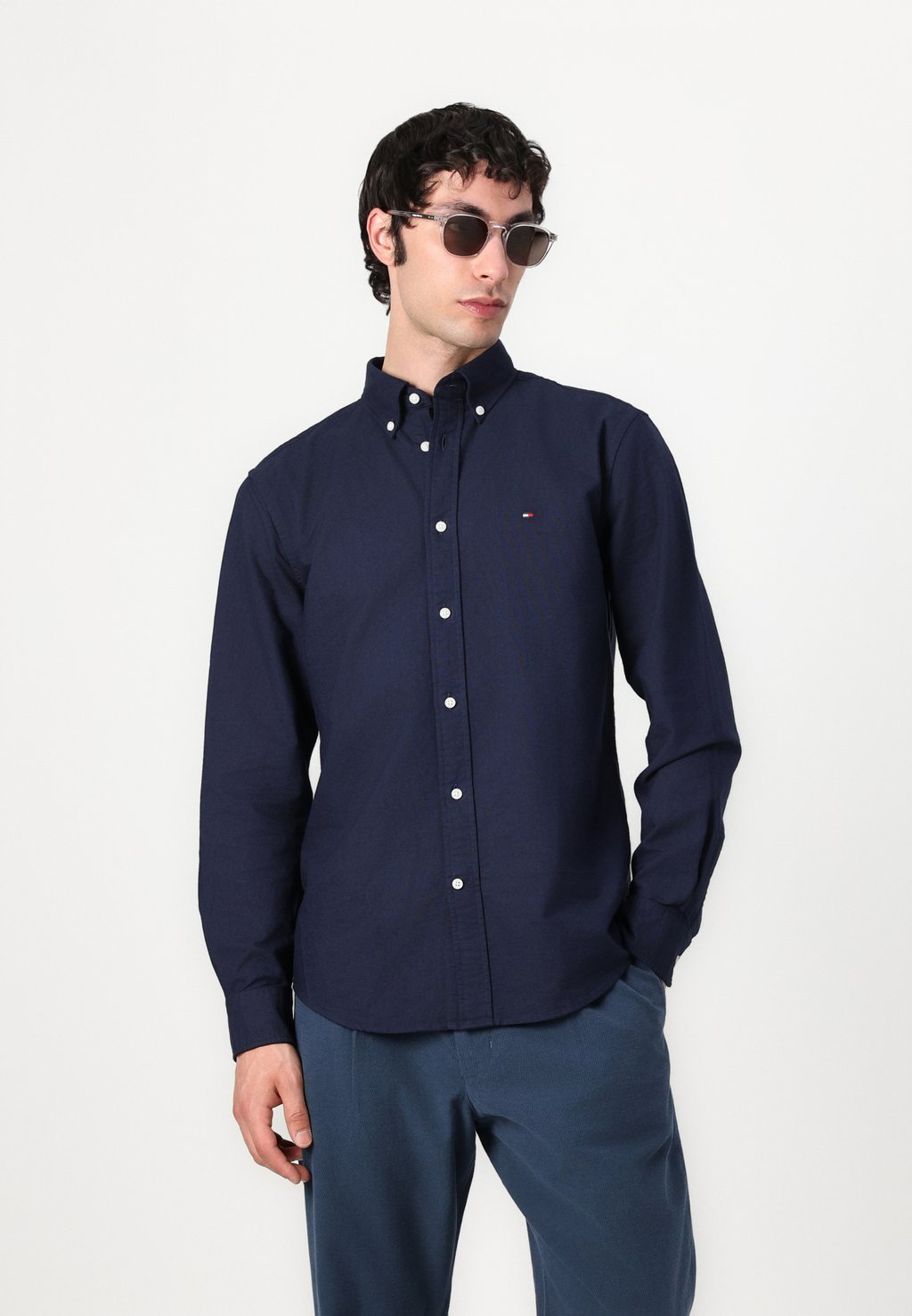 Рубашка SOLID HERITAGE OXFORD SHIRT Tommy Hilfiger, синий — фото 4