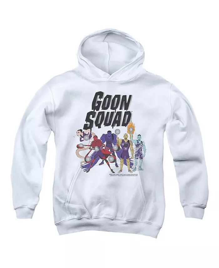 

Толстовка с капюшоном для мальчиков Youth Goon Squad Group Space Jam 2, белый