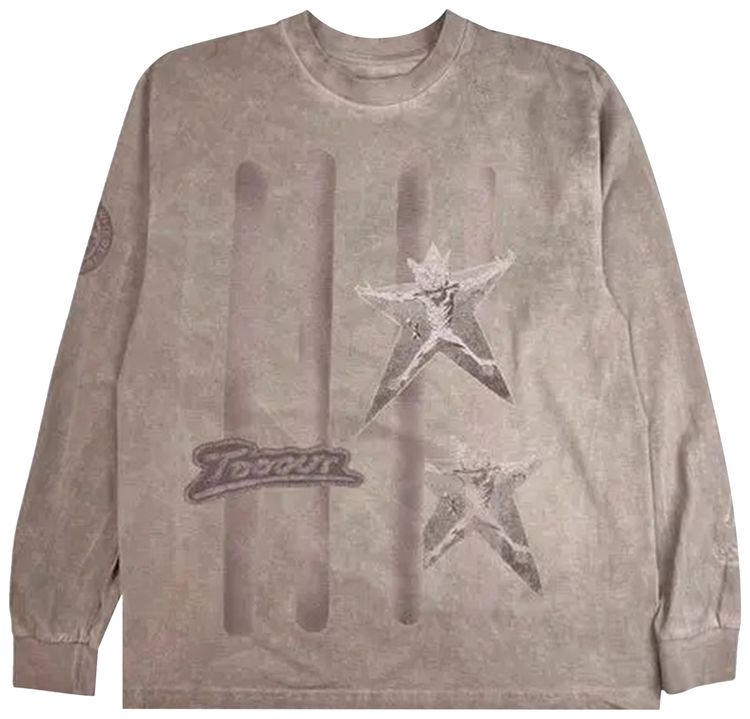 

Футболка Cactus Jack by Travis Scott Long-Sleeve II Tee 'Taupe', коричневый