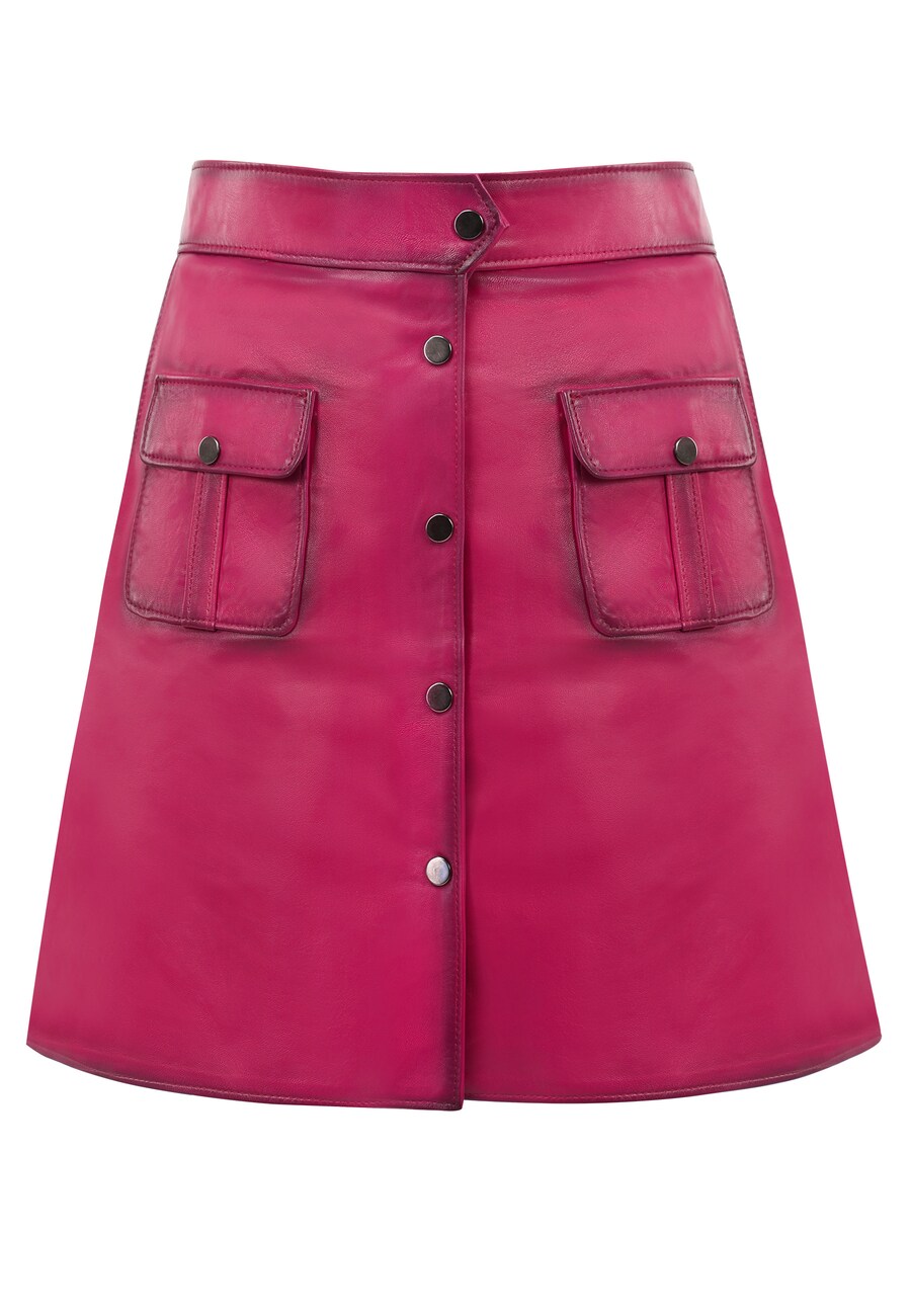 

Кожаная юбка Felix Hardy Skirt, цвет magenta