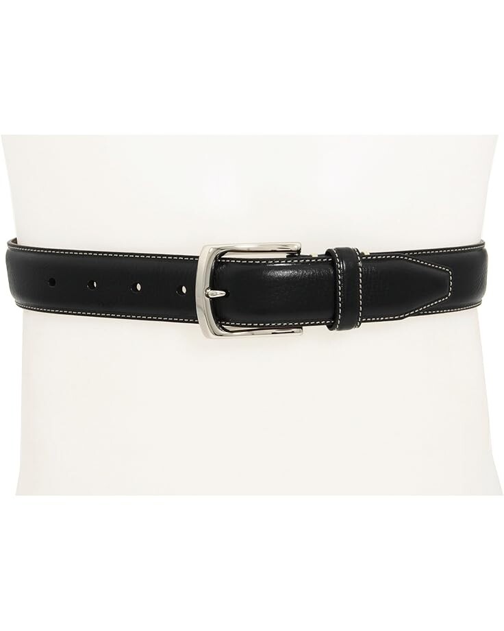 

Ремень Johnston & Murphy Topstitched, черный