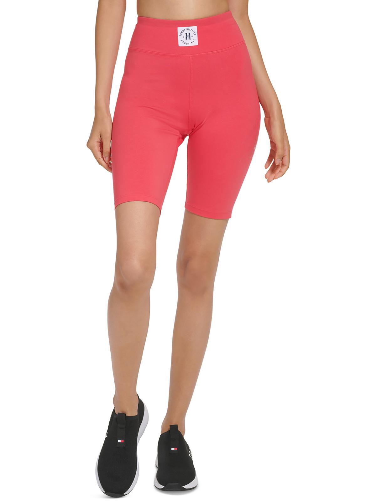 

Женские шорты с логотипом из джерси для велосипеда Tommy Hilfiger, цвет ruby glow