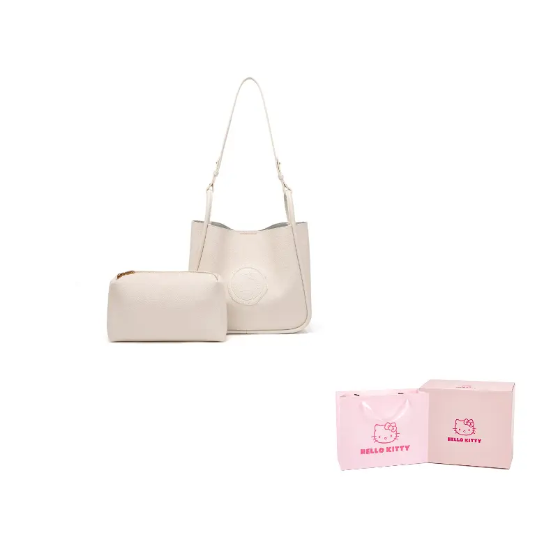 

Sanrio Сумка через плечо Hello Kitty PU комбинированная бежево-желтая хаки, Khaki