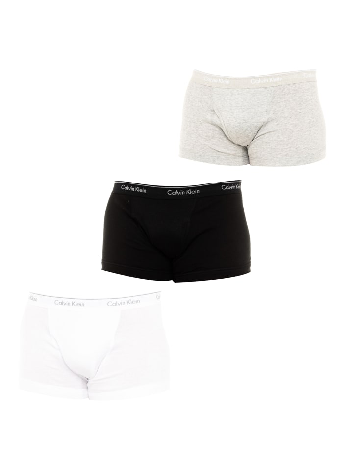 

CALVIN KLEIN UNDERWEAR Комплект из 3 штук: боксерские трусы разных цветов
