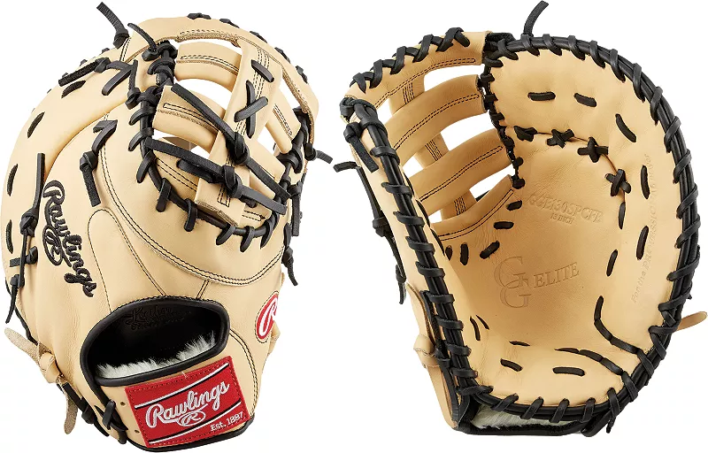 

Перчатки Rawlings 13 дюймов GG Elite Series First Base, цвет Camel/Black