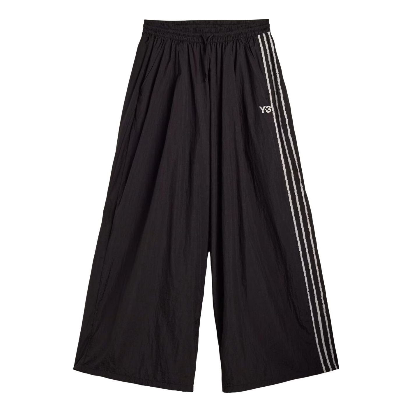

Брюки Adidas Y-3 Raw Edge 3 Stripes Wide Pants 'Black'