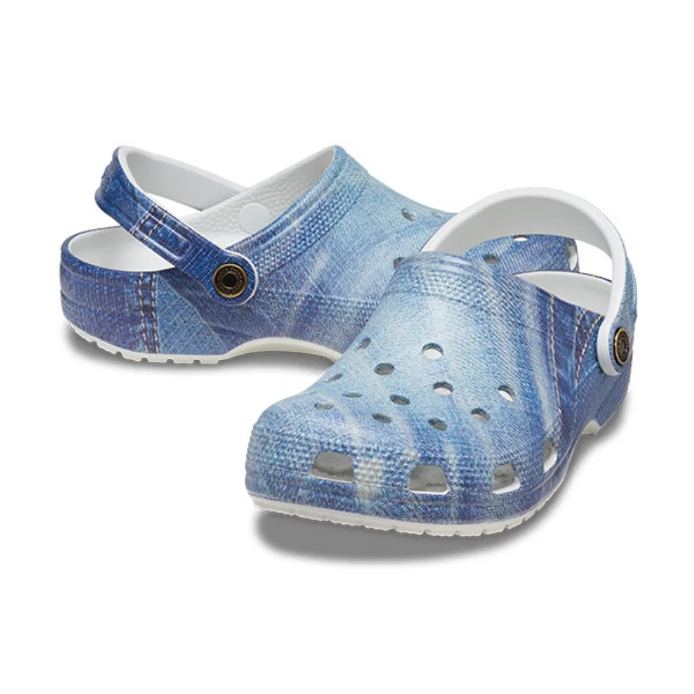Мужские классические клоги Classic Denim Moon от Crocs — фото 4
