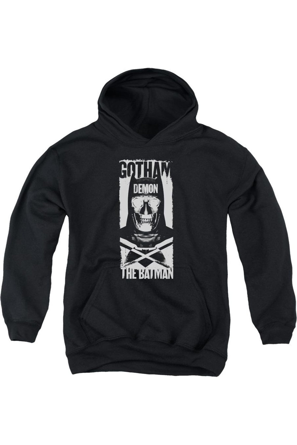 

Батмен против Супермена: худи с демоническим Бэтом для молодежи Gildan, черный