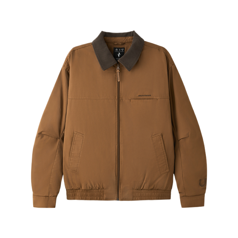 

Куртка Unisex Chestnut Umber/0634 Lapel Moderate Others Skechers, chestnut коричневый/0634