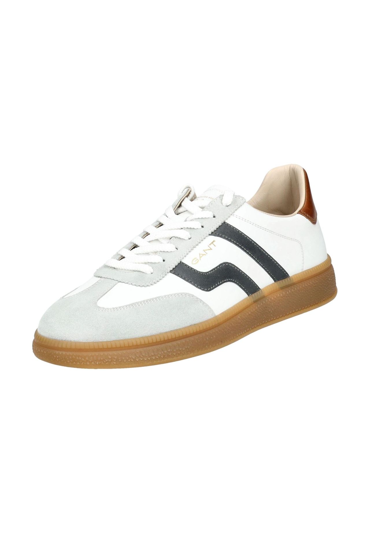 

Кожаные кроссовки GANT, цвет Wei_/gr_n