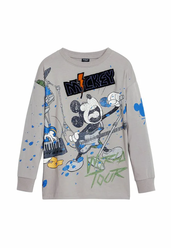 Футболка с длинными рукавами "мировое турне микки мауса" Desigual, White — фото 3