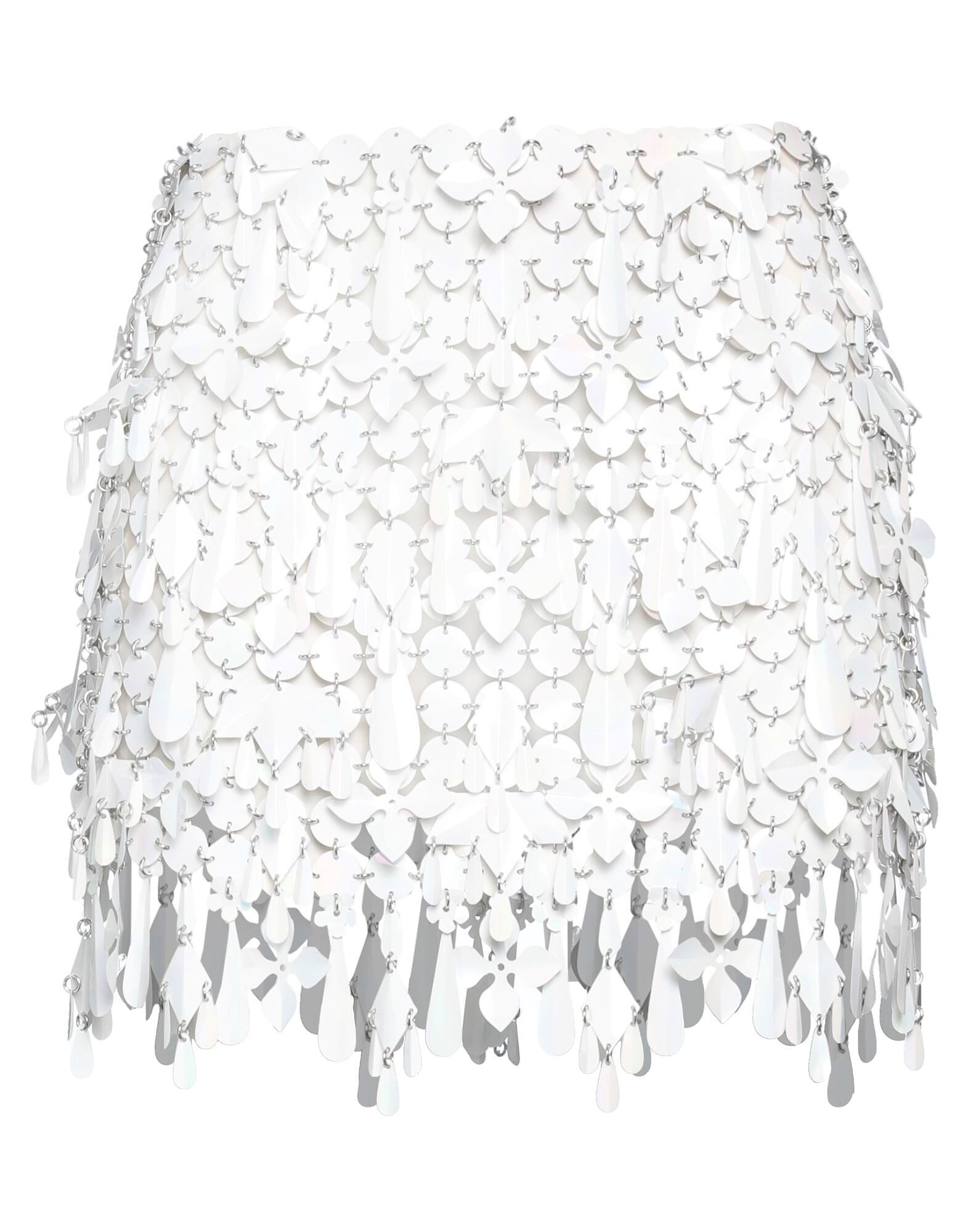 

Мини-юбка Rabanne, белый