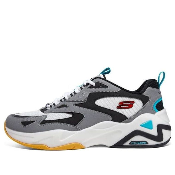 

Кроссовки d'lites hyper burst 'grey white multi' Skechers, серый