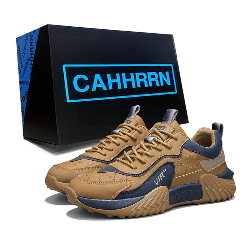 

CAHHRRN Мужские низкие кеды повседневные хаки, цвет Khaki