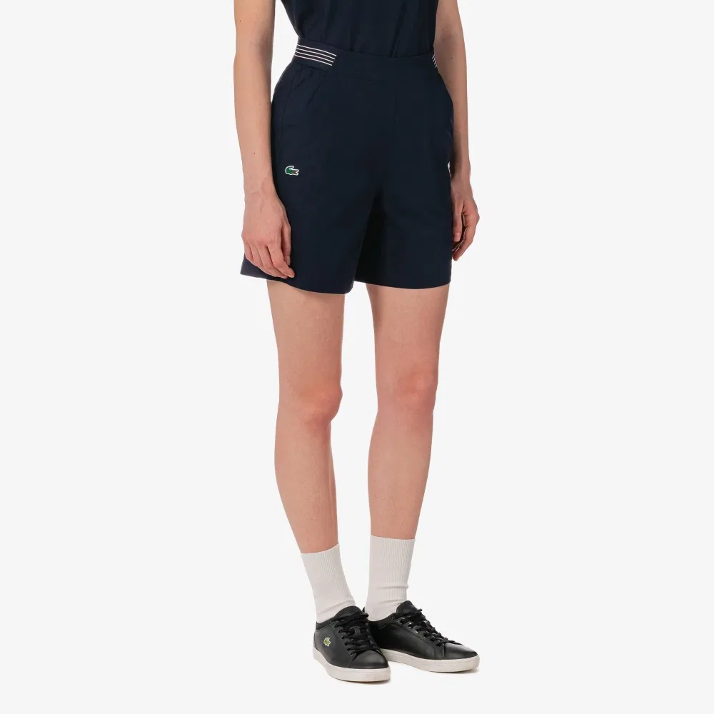 Шорты Lacoste Тканевые, Темно-синие — фото 2