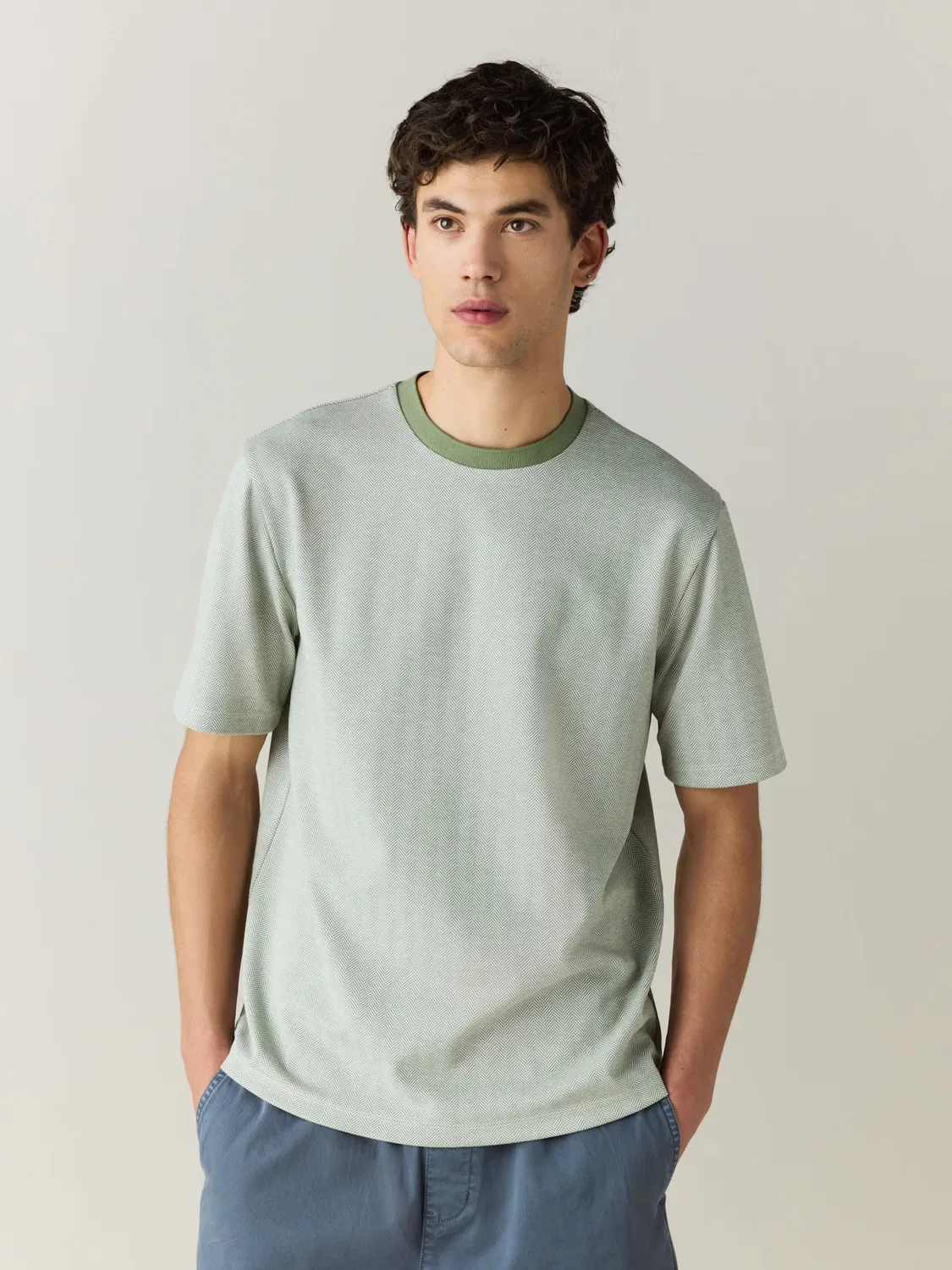 Футболка 'Heritage' Next, Mint/Light Green — фото 2
