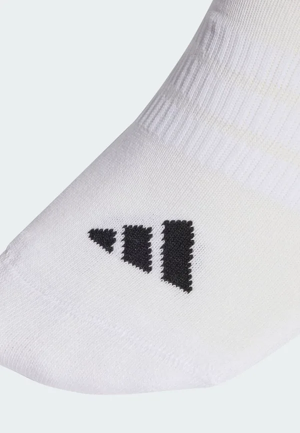 Мягкие низкие носки для кроссовок cushioned essentials (3 пары в упаковке) Adidas Performance, White/White/Black — фото 2