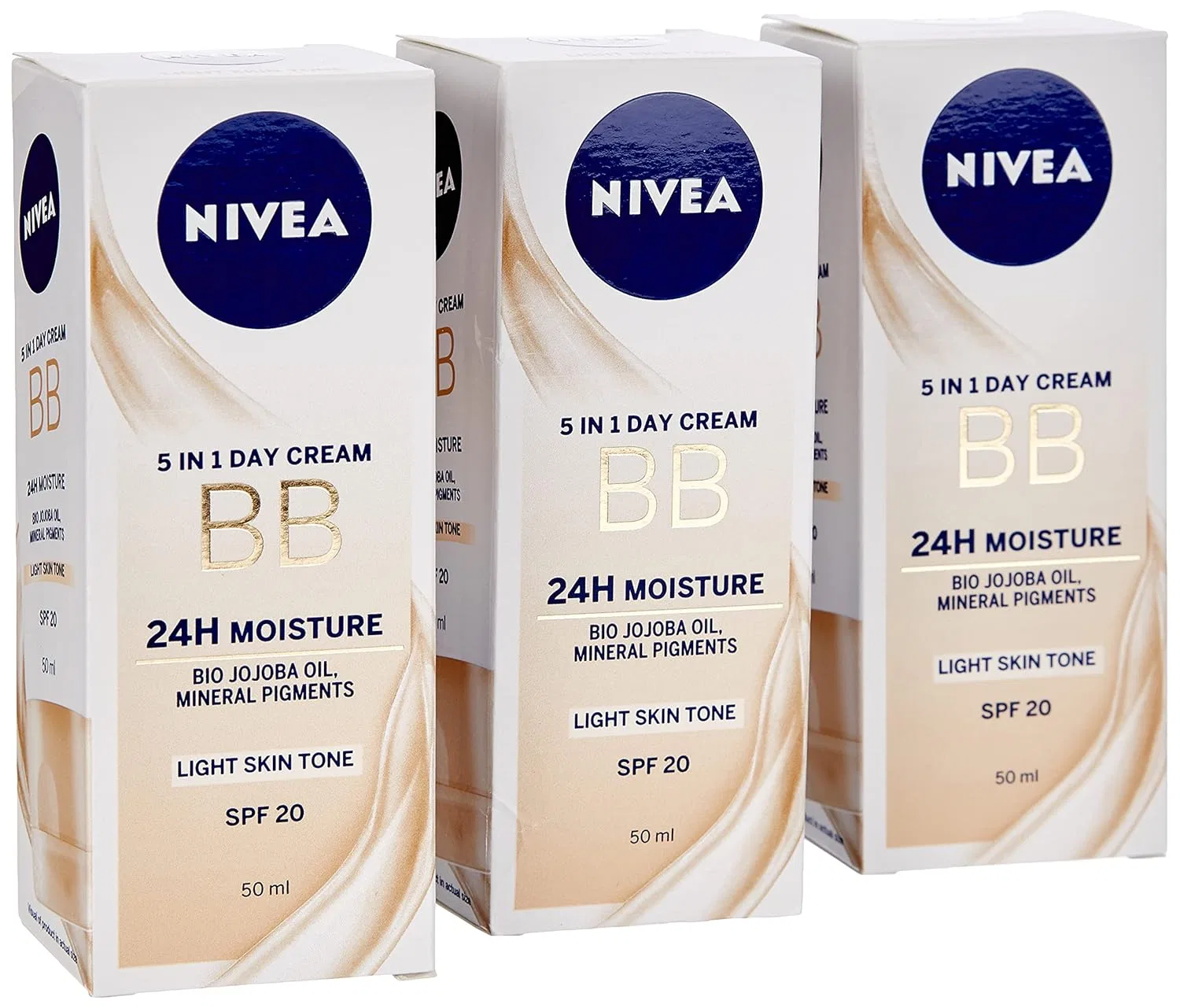BB-крем Nivea Light с SPF 20, 3 штуки Nivea — фото 4